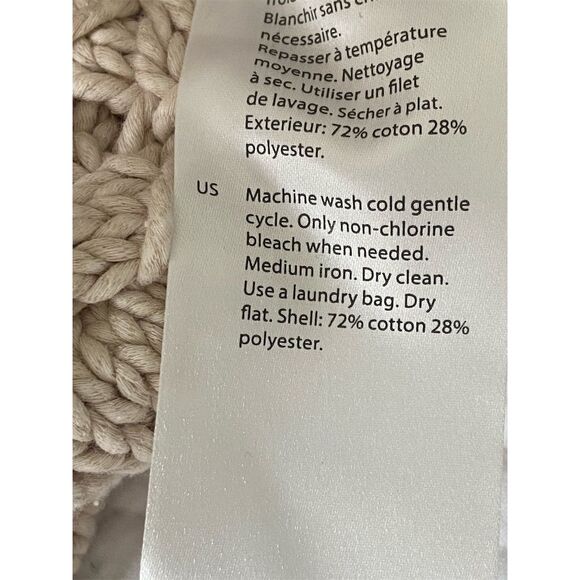 COS Beige Cable Knit Pullover Sweater Size XS - Picture 4 of 10